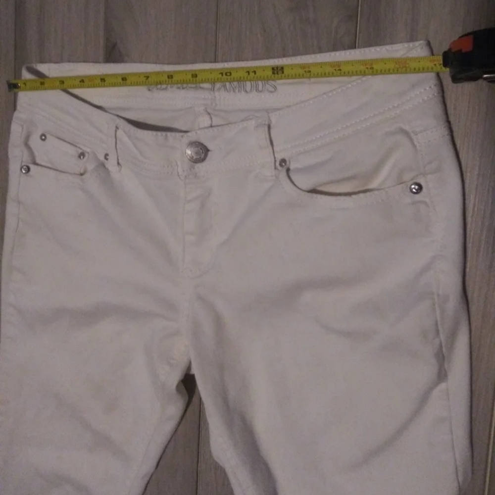 Almost Famous Off-White Skinny Leg Jeans - Size 13 - Picture 13 of 13